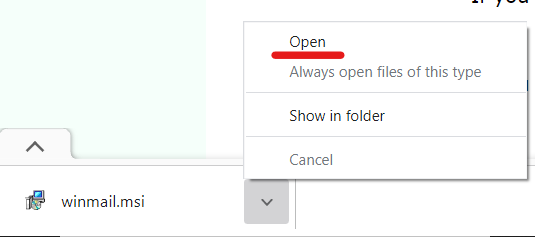 how do i open a winmail dat file in windows 10