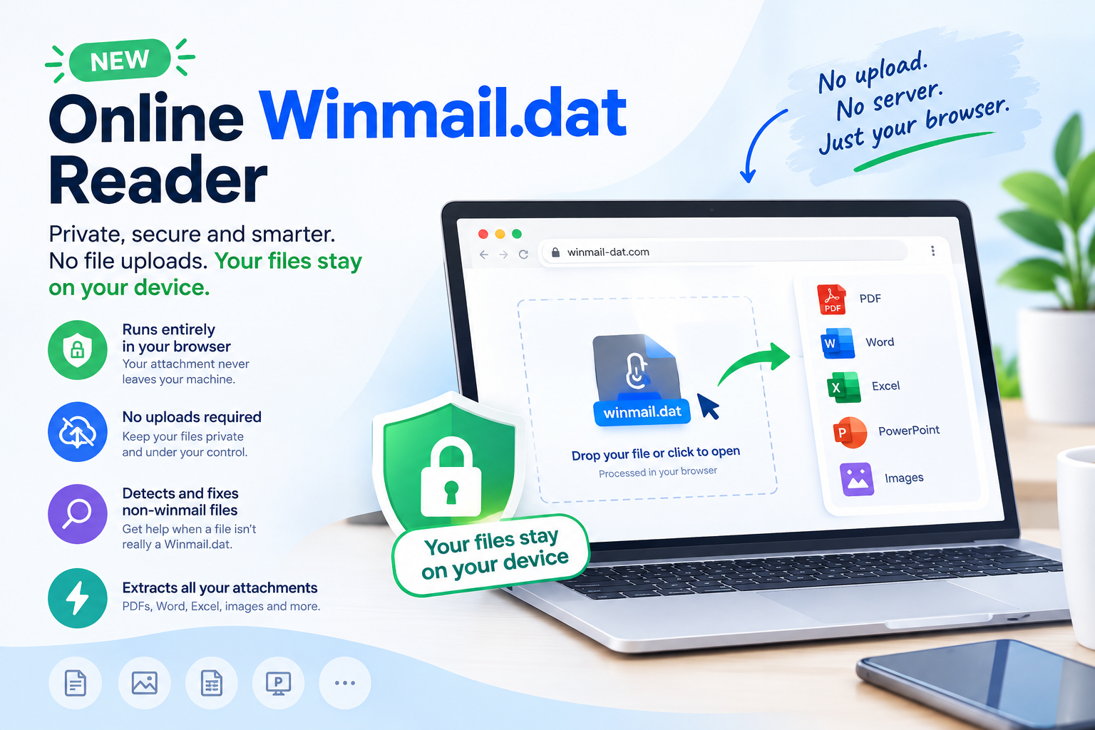 Introducing the New Online Winmail.dat Reader: Private, Secure, and Smarter