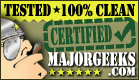 Major Geeks 100% Certified